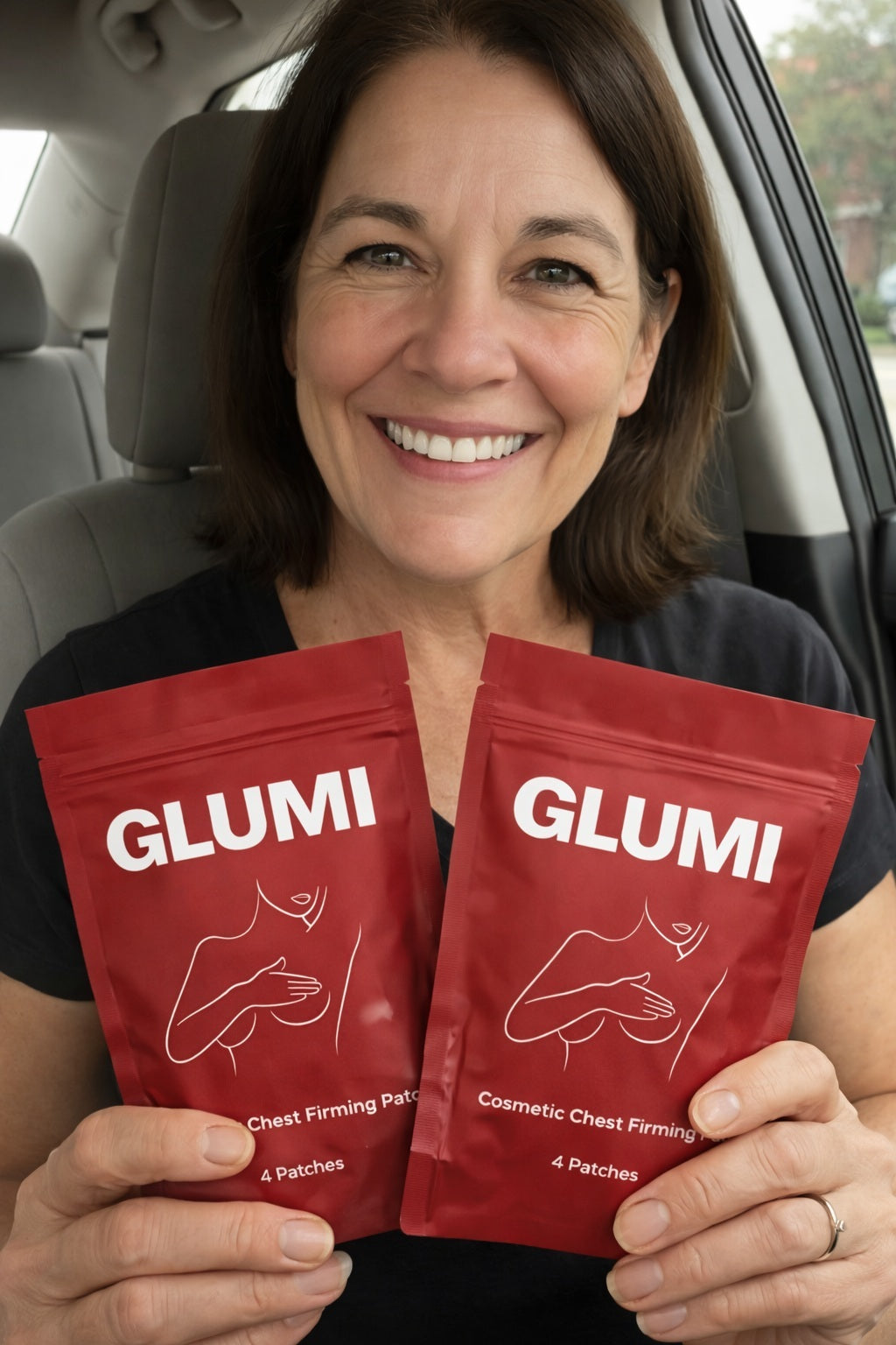 Patches reafirmantes e hidratantes para o peito