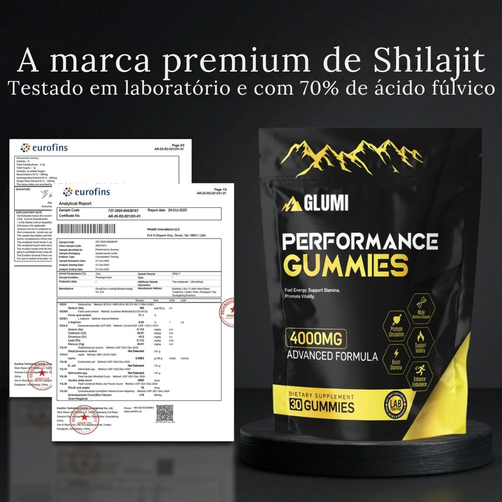 Gomas de Shilajit do Himalaia