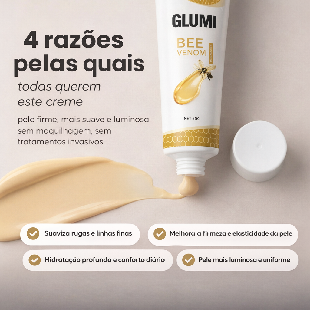 Creme antirrugas com veneno de abelha