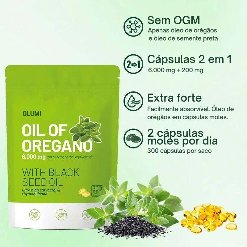 Óleo de Orégano | Suplemento antioxidante natural