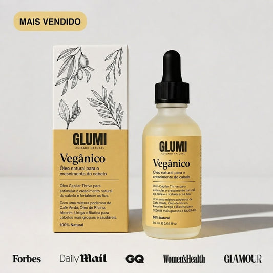 Tratamento com óleo natural para o crescimento do cabelo