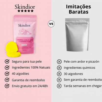 Discos de Cúrcuma e Ácido Kójico