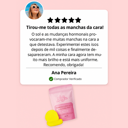 Discos de Cúrcuma e Ácido Kójico