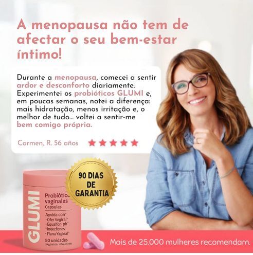 Cápsulas Probióticas Vaginais Glumi