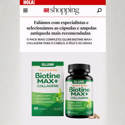 Biotine max+ collagène: força e brilho integral