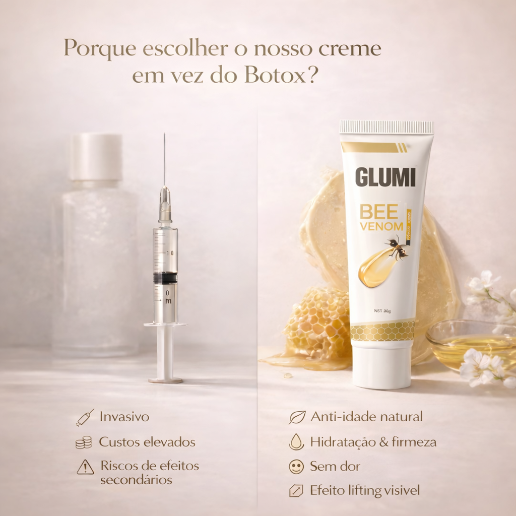 Creme antirrugas com veneno de abelha