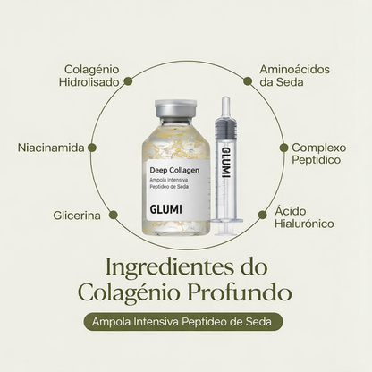 Sérum coreano com peptídeos de seda e efeito Botox GLUMI