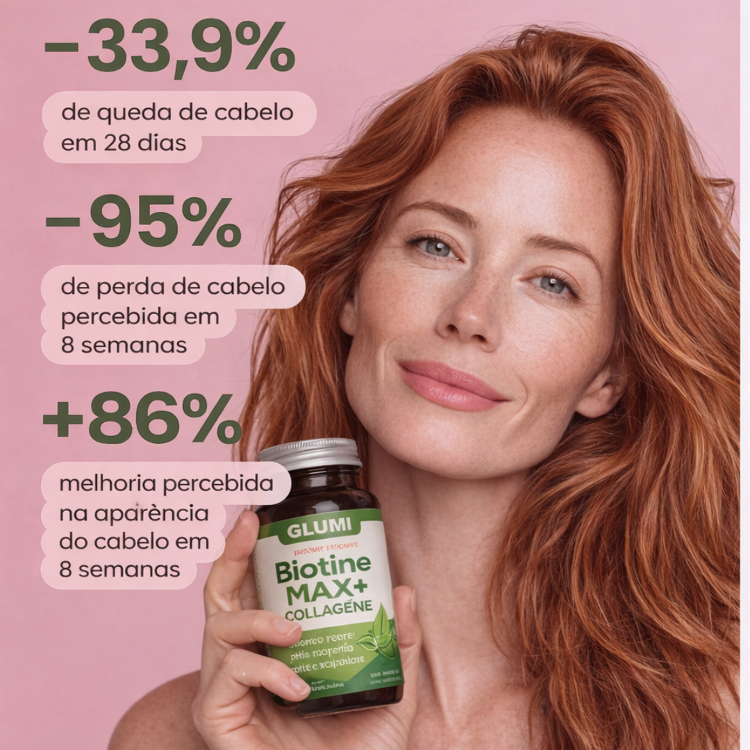 Biotine max+ collagène: força e brilho integral