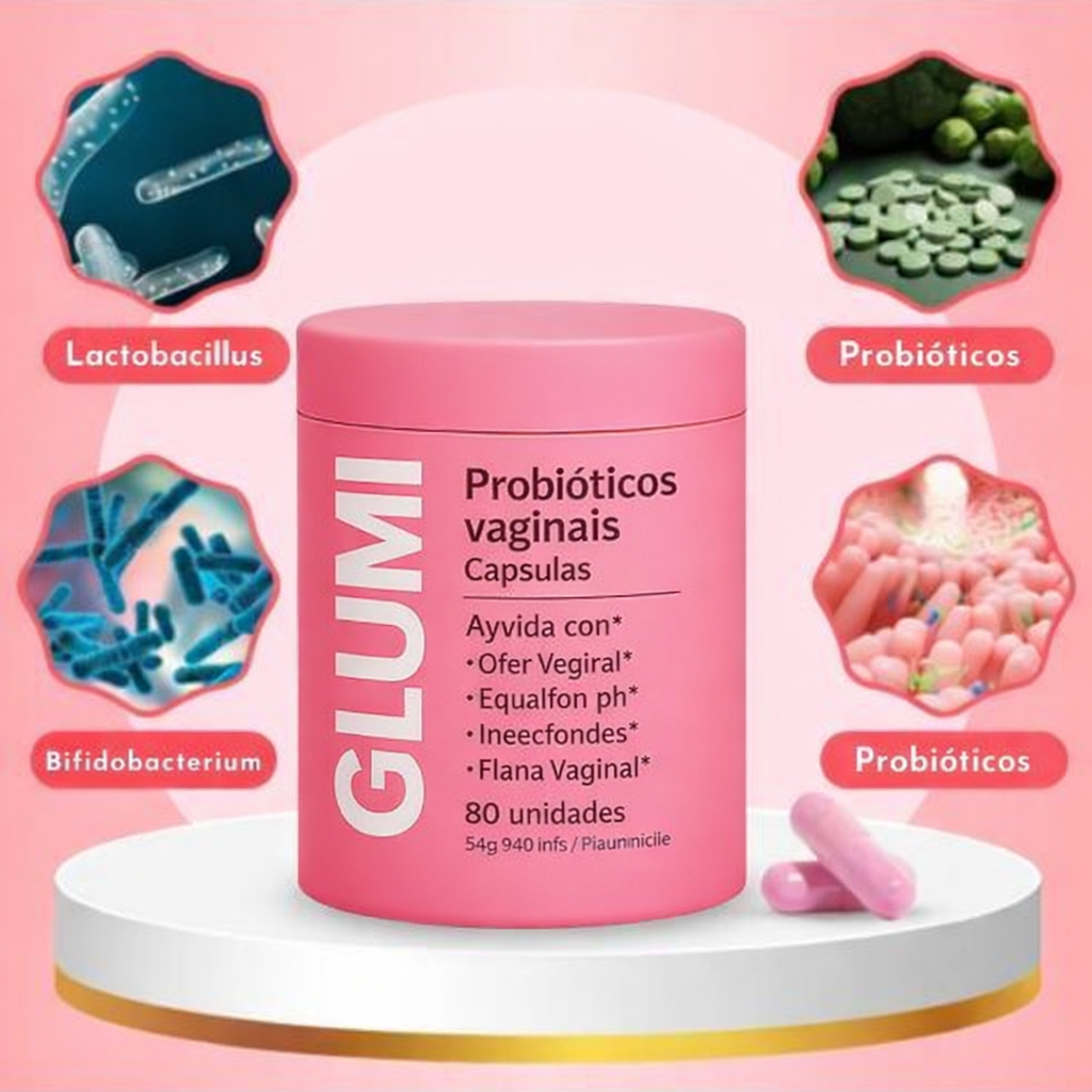 Cápsulas Probióticas Vaginais Glumi