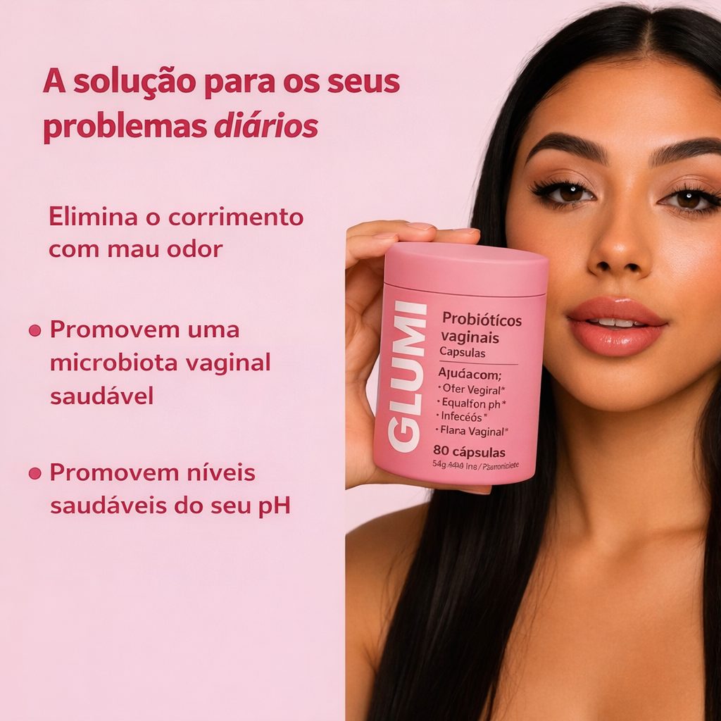 Cápsulas Probióticas Vaginais Glumi