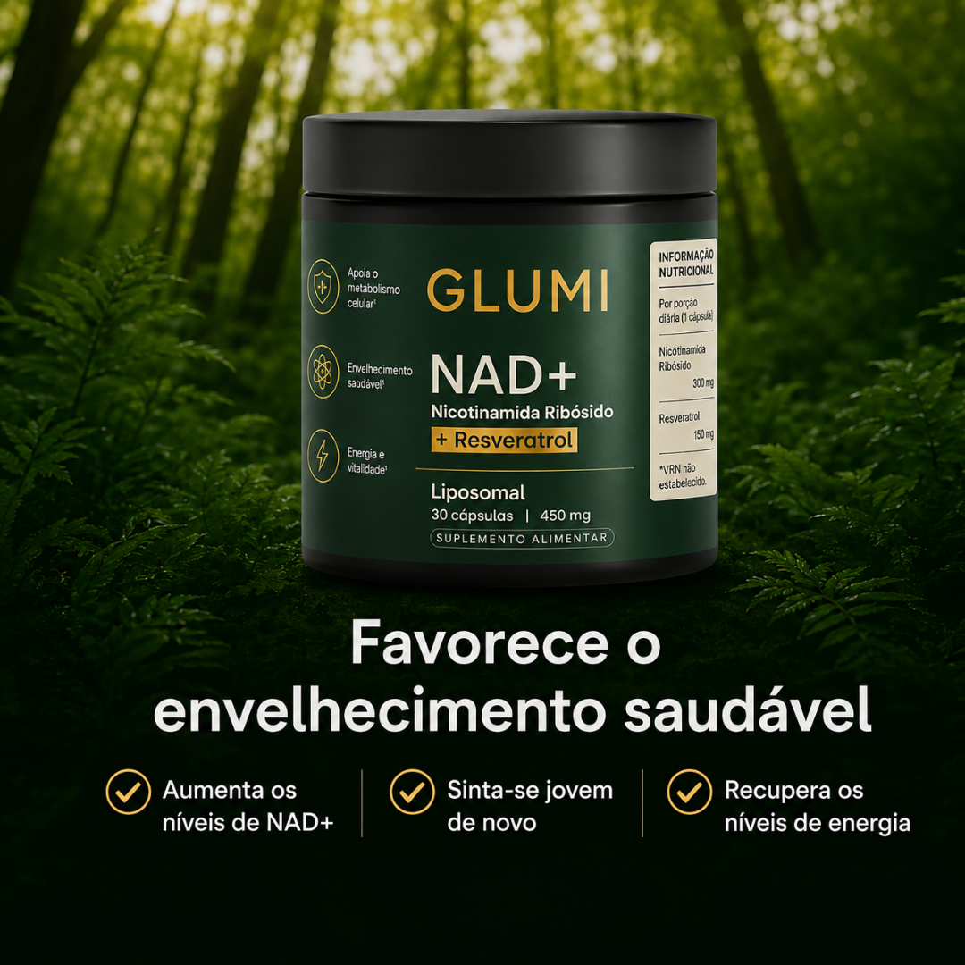 Glumi NAD+ - Otimize o seu desempenho mental e físico