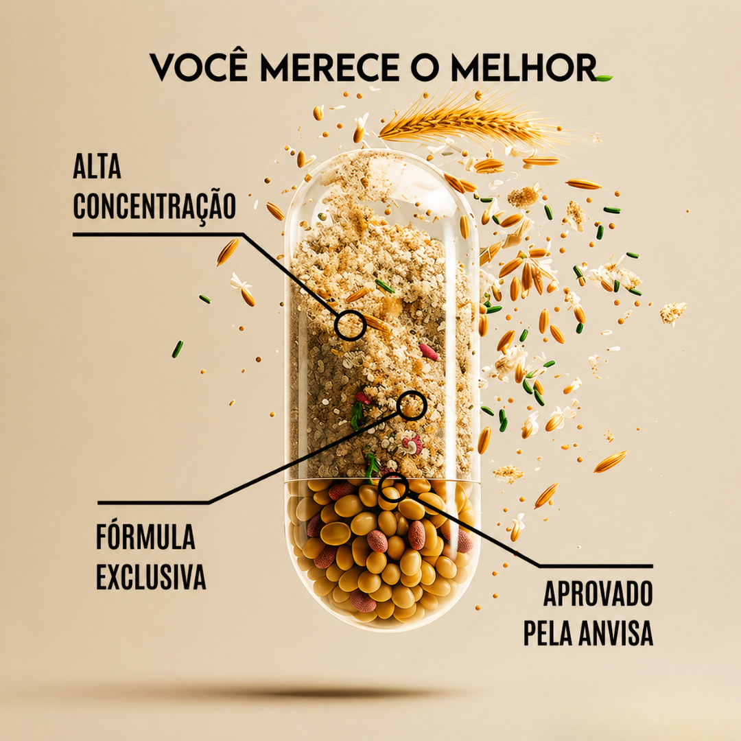 Suplemento de 6 magnésio com vitamina B12 para o bem-estar geral.