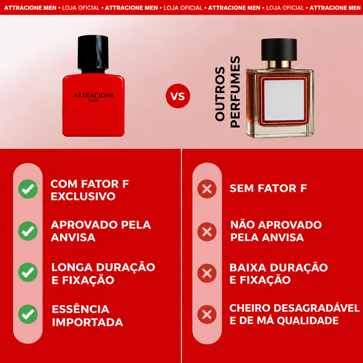 Attracione Men (Perfume Masculino com Feromonas Activadas)