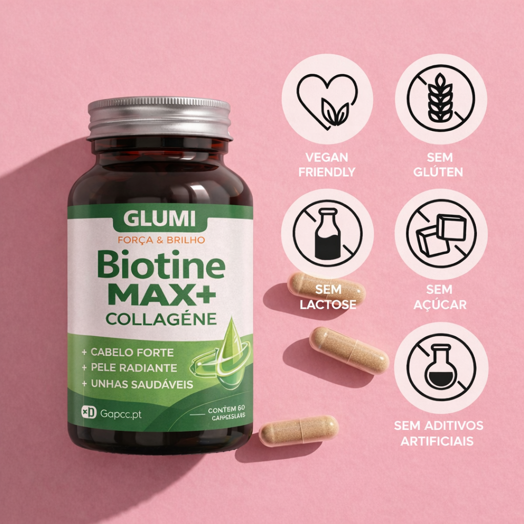 Biotine max+ collagène: força e brilho integral
