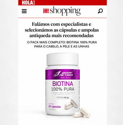 Biotine 100% Pura: força e brilho integral