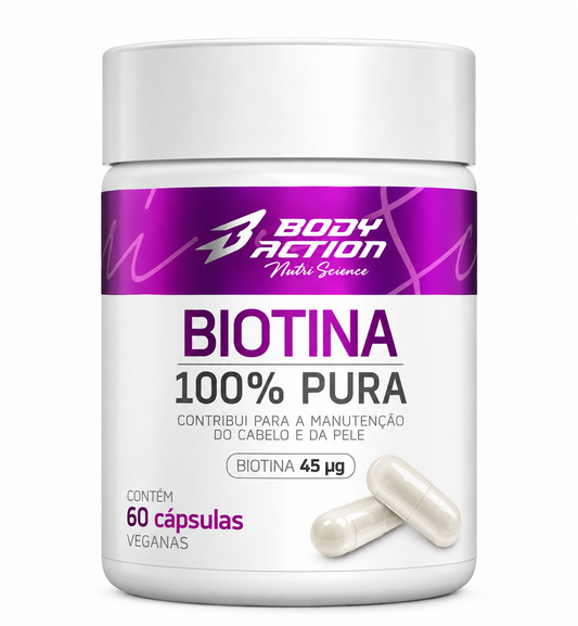 Biotine 100% Pura: força e brilho integral