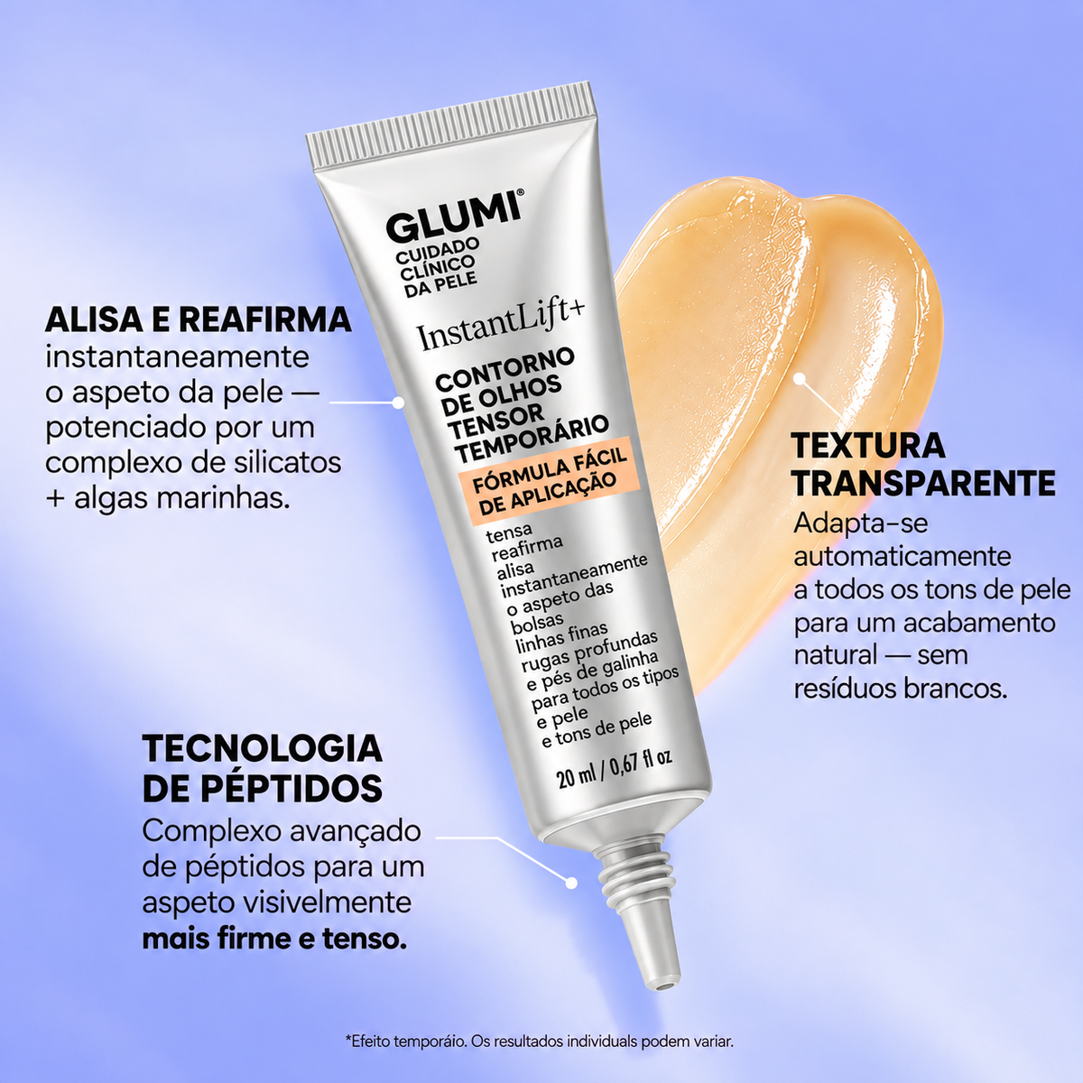 InfiniteLift – Gel lifting para bolsas e linhas de expressão