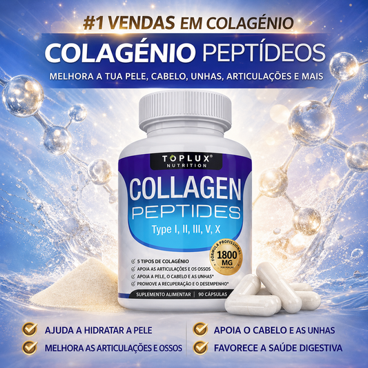 Peptídeos de colagénio (90 cápsulas)