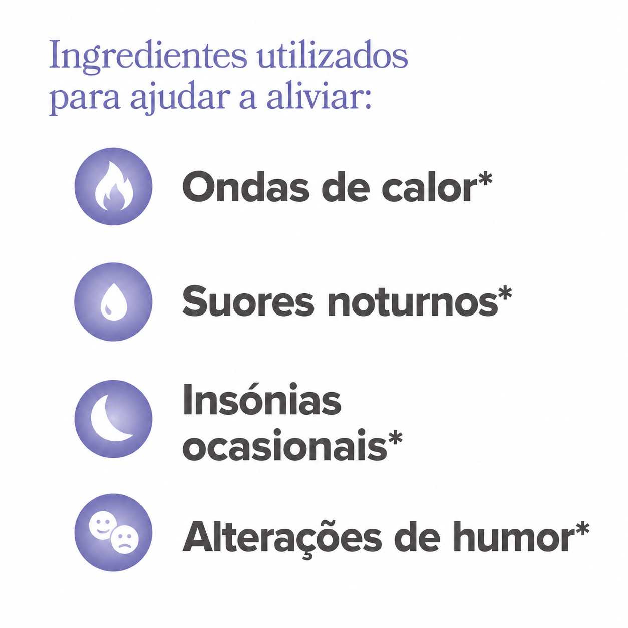 Cápsulas vitamínicas para a menopausa