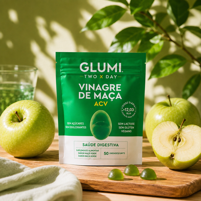 Gomas de vinagre de sidra de maçã GLUMI