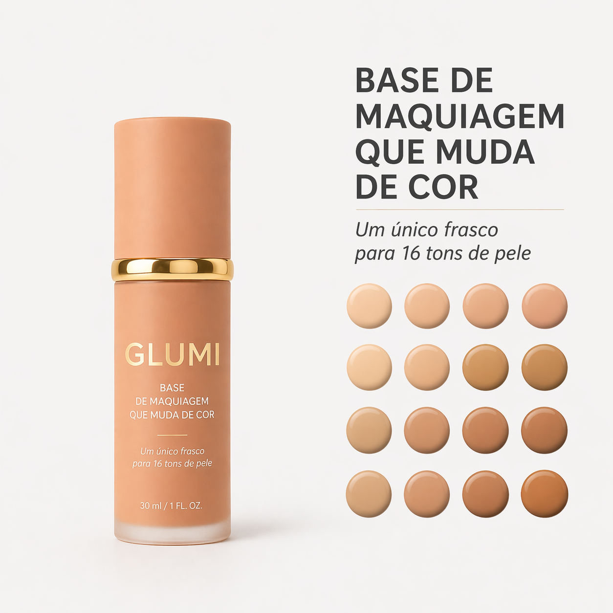 Base de maquilhagem antienvelhecimento - GLUMI