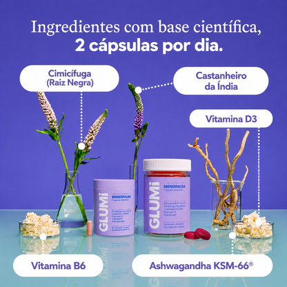 Cápsulas vitamínicas para a menopausa
