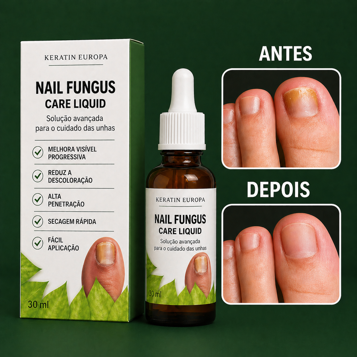 Fungos nas unhas, líquido para tratamento: gotas reparadoras