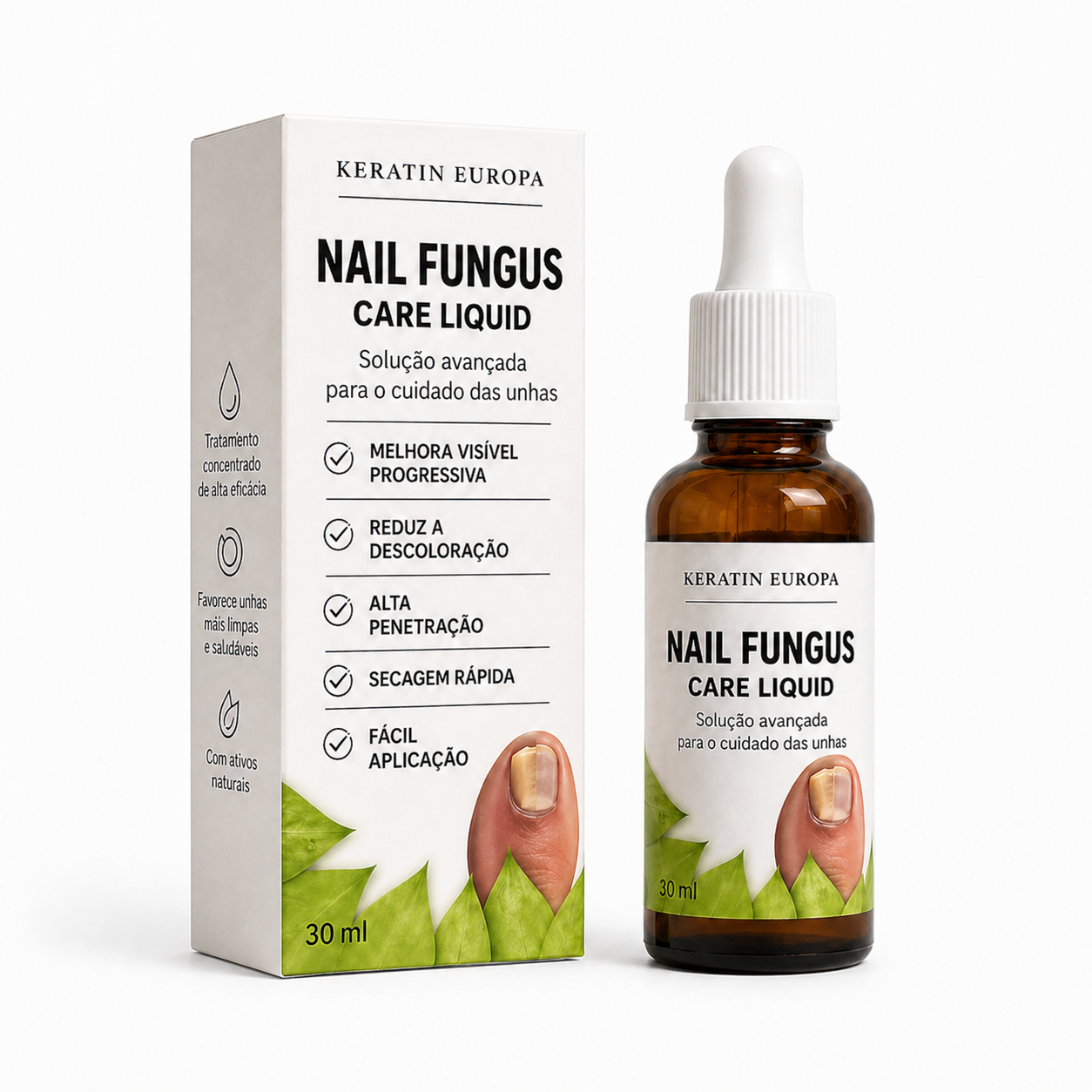 Fungos nas unhas, líquido para tratamento: gotas reparadoras